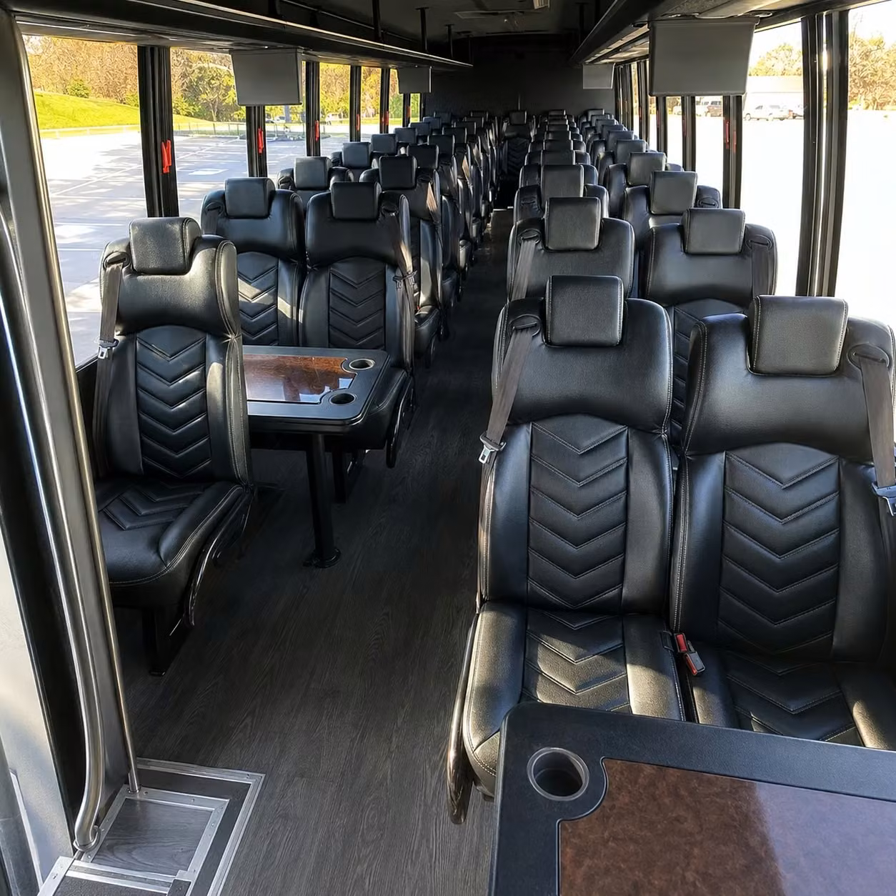 28 passenger minibus interior