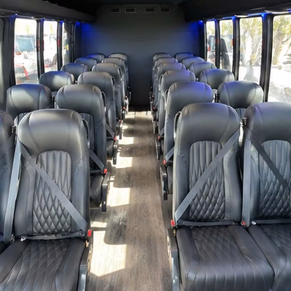 35 passenger minibus interior