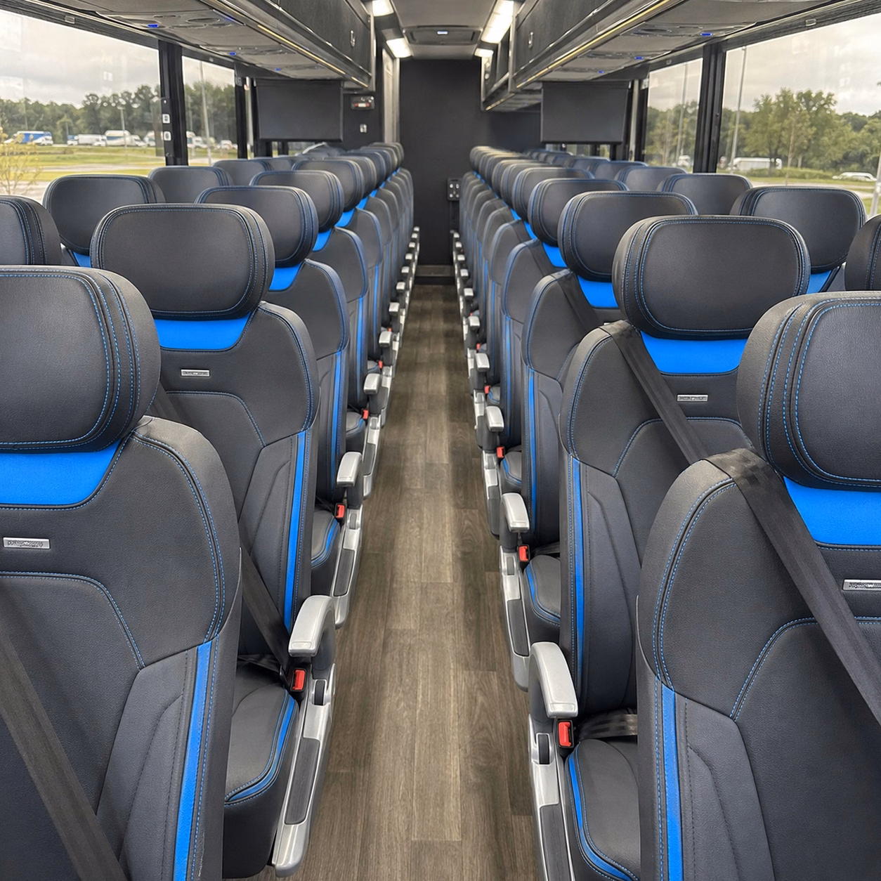 get a charter bus for large columbus wedding guest lists at venues outside the city