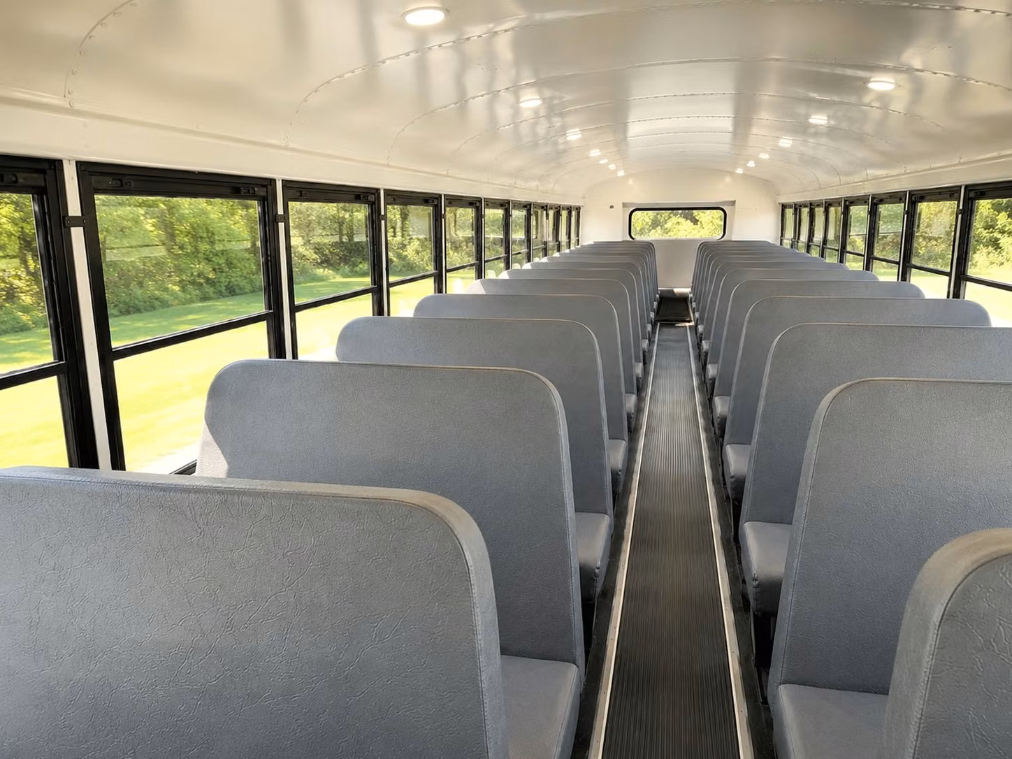 school bus interior